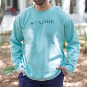 Teal Seaside Comfort Colors sweatshirt